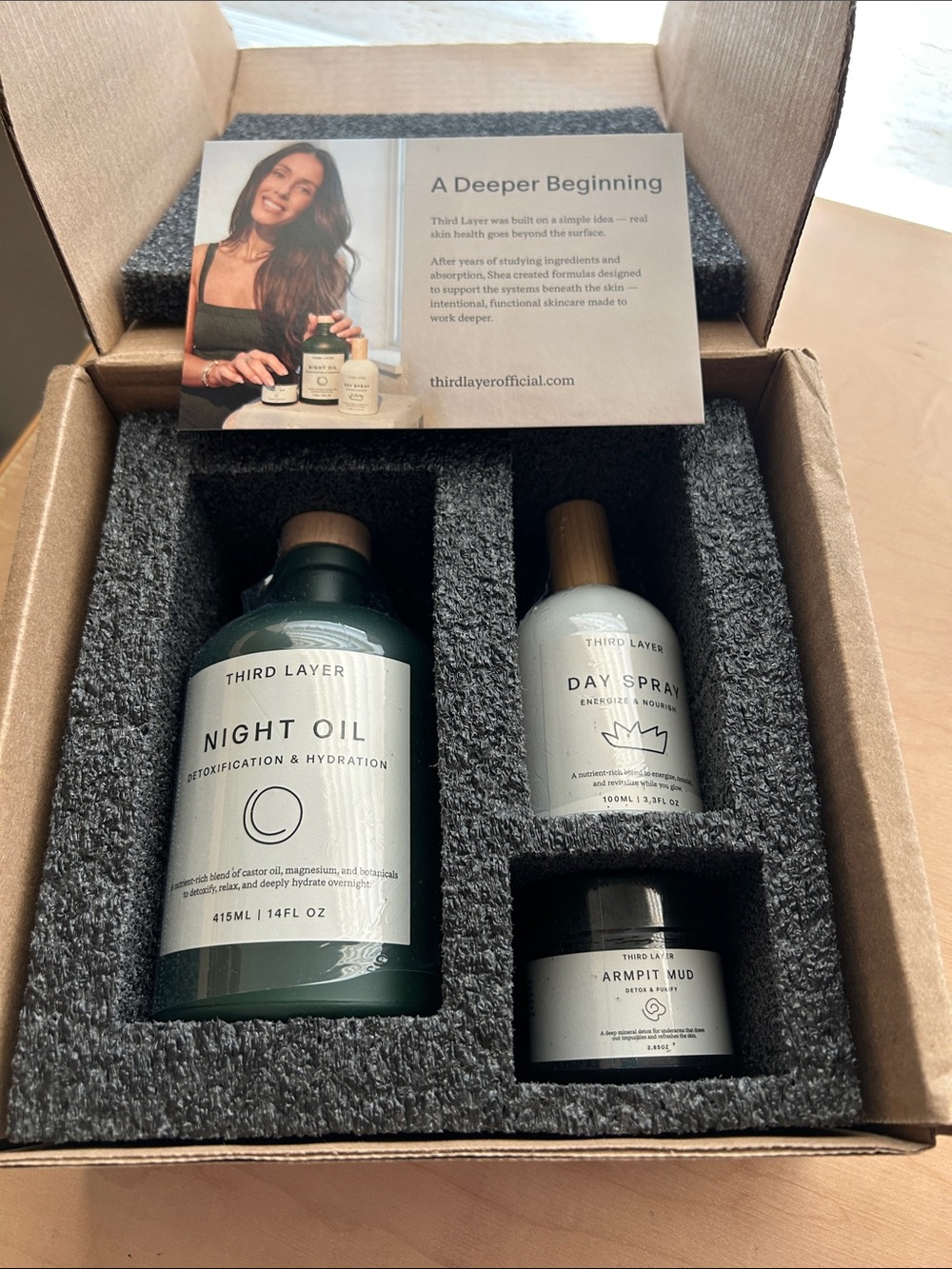Night Oil & Day Spray Set - Green/White